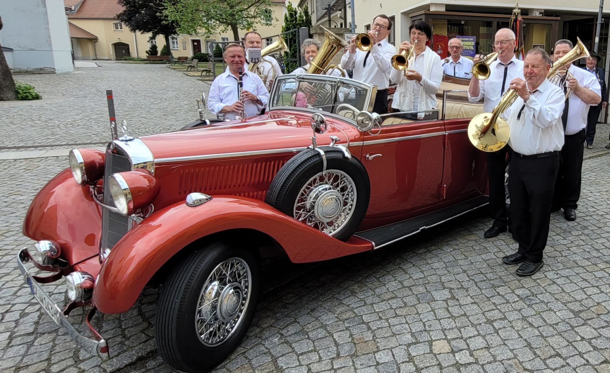 Kamenzer Hutbergmusikanten über uns